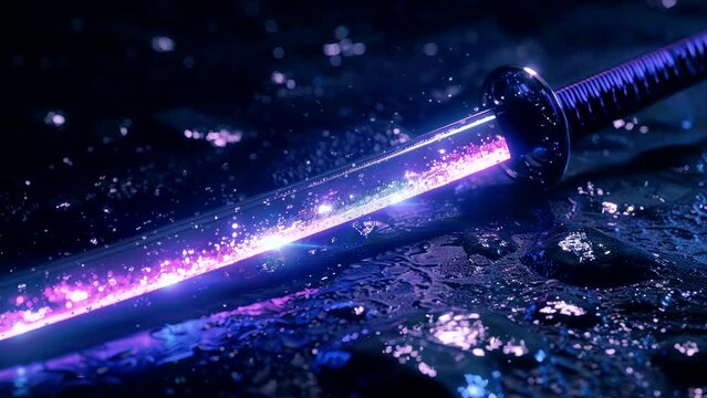 The Ephemeral Sword: Unveiling the Secrets of the Shining Purple Katana