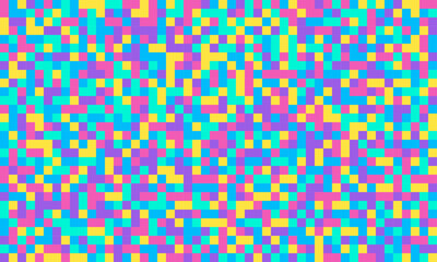 Vector Colorful Abstract Pixel Background