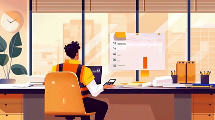 Project Accountant's Financial Analysis Scene: Managing Finances and Budgets