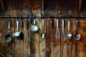 Stylish and Functional Utensil Storage Ideas for a Rustic Kitchen Decor