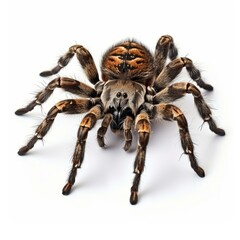 Stunning image of Poecilotheria Metallica tarantula, vibrant and detailed. AI Generated