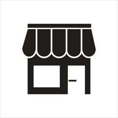 store vector icon line template