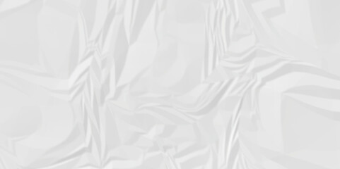White wrinkly backdrop paper background. panorama grunge wrinkly paper texture background, crumpled pattern texture. paper crumpled texture. white fabric crushed textured crumpled.