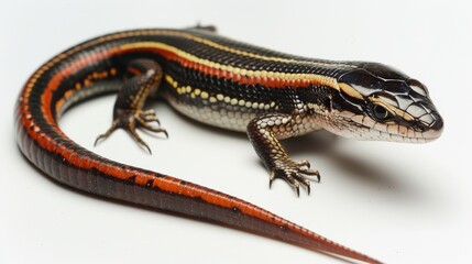 Naklejka premium Boreal Many Lined Sun Skink