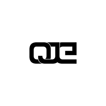 oje typography letter monogram logo design