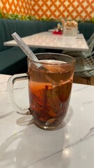 Hot Wedang Uwuh Indonesian herbs