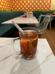 Hot Wedang Uwuh Indonesian herbs