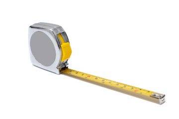 Psd of a flexometer or tape measure without background