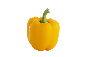 PSD of a yellow bell pepper without background