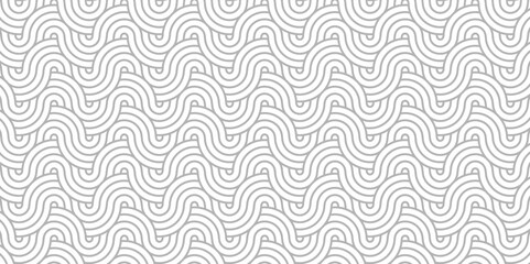 Overlapping Pattern Minimal diamond geometric waves spiral and abstract circle wave line. gray and white color seamless tile stripe geometric create retro square line backdrop pattern background.