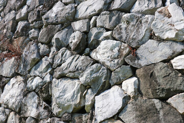 Wall made of stone for background