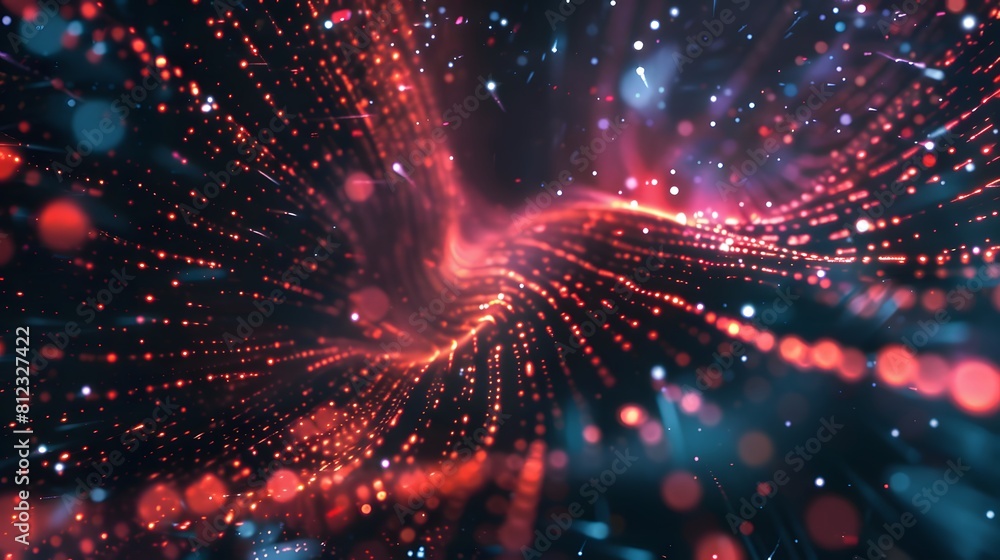 Aufkleber big data and artificial intelligence concept. machine learning and cyber mind domination concept in 