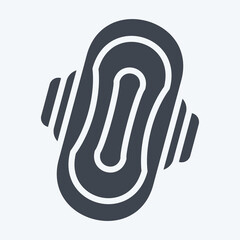 Icon Pad. related to Hygiene symbol. glyph style. simple design illustration