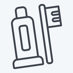 Icon Personal hygiene. related to Hygiene symbol. line style. simple design illustration