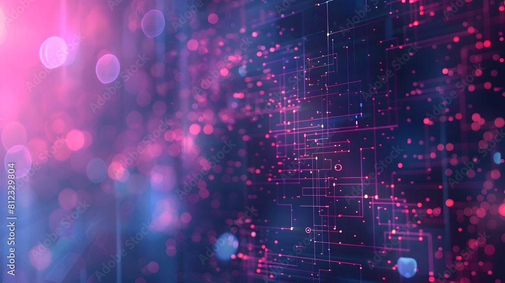 Aufkleber big data and artificial intelligence concept. machine learning and cyber mind domination concept in 