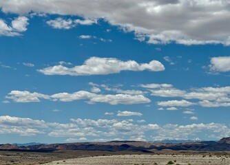 wild desert of Las Vegas. You can see snow on the mountains