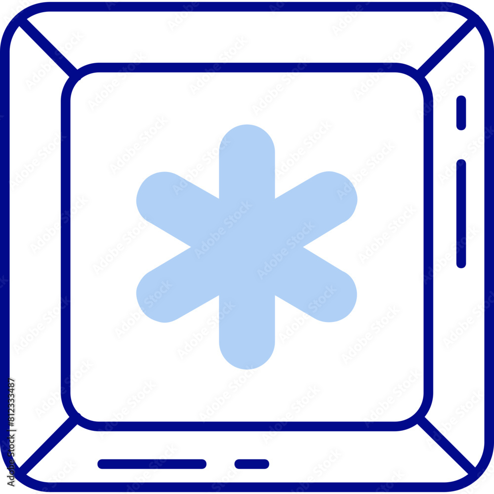 Poster Asterisk key Icon