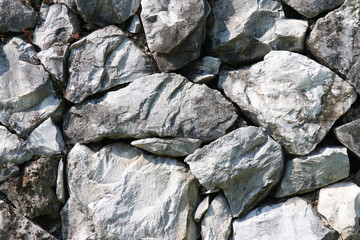Wall made of stone for background