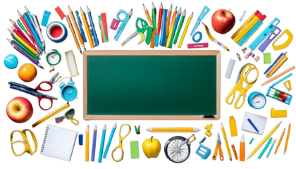 banner background site school back text to education stationery supply copy space dark concept write read learn accessory office creative study blank classroom college student vignetting drawing hand