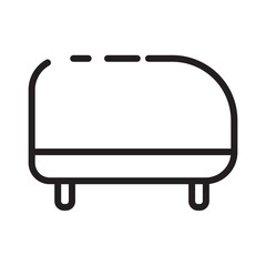 Car Roof Box Line Icon