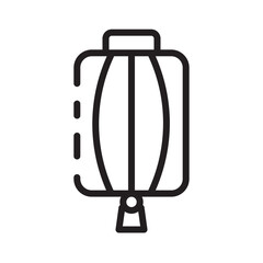 Asia Deco Light Line Icon