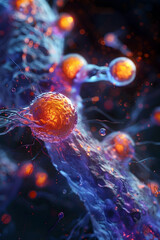 Cutting-Edge Stem Cell Research Unlocking Personalized Cancer Therapies with Captivating 3D Renders and Photographic Precision