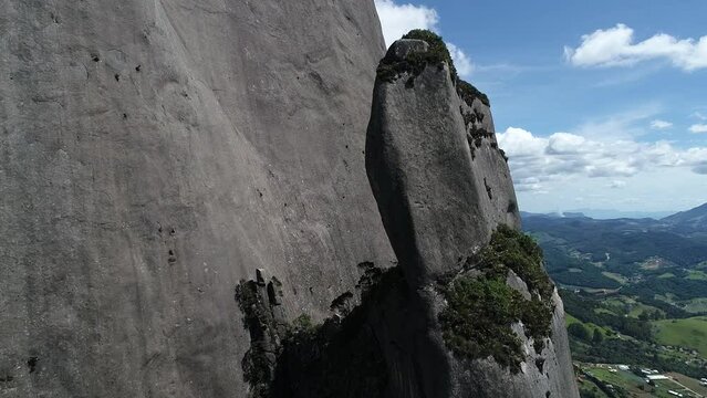 Aerial view of Pedra Azul (Blue Rock), Pedra Azul State Park - Domingos Martins, Esp&iacute;rito Santo, Brazil