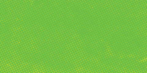 Dots halftone green color pattern gradient texture with technology digital background. Dots pop art comics with nature graphic design