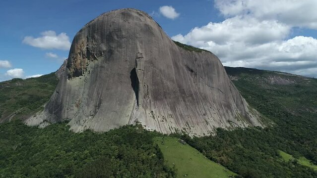 Aerial view of Pedra Azul (Blue Rock), Pedra Azul State Park - Domingos Martins, Esp&iacute;rito Santo, Brazil