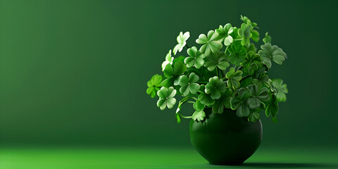 "Luck and Greenery: Potted Shamrocks" / "Irish Charm: Celebrating with Green"
