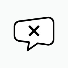 Obraz premium Delete Icon. Erase Symbol - Vector.