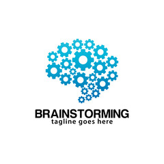 Creative Brainstorming logo design template