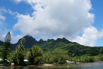 Landscape of Moorea Island