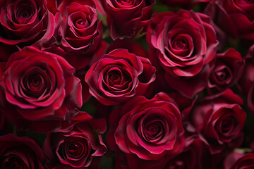 bouquet of red roses