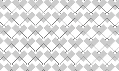 abstract simple monochrome geometric grey heart pattern.