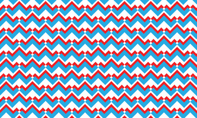 abstract simple monochrome geometric red blue wave pattern.