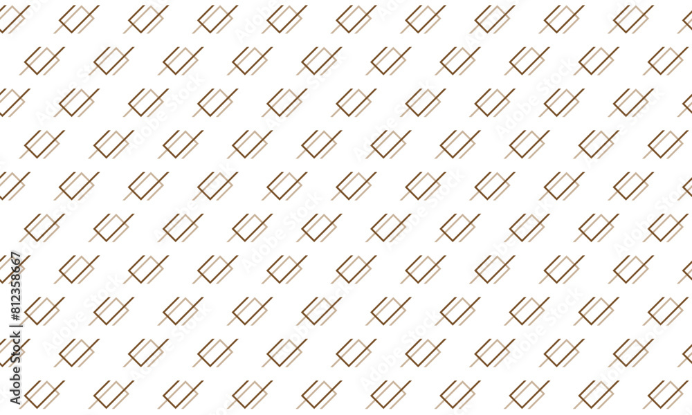 Poster abstract simple geometric brown line pattern.