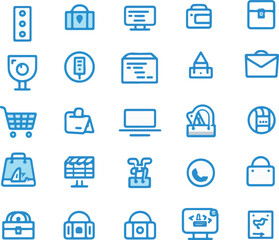 Set of Business and Shopping Icons