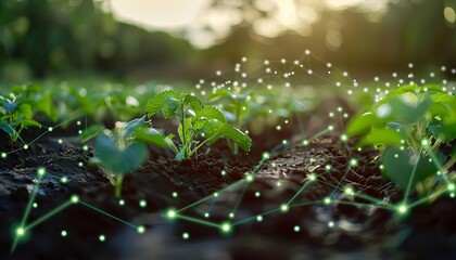 Imagine a series of nanotech sensors embedded in agricultural fields to monitor crop health and environmental conditions
