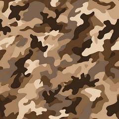 Naklejka premium Camouflage digital art seamless pattern, the design for apply a variety of graphic works