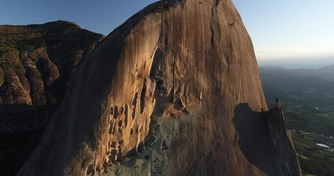 Aerial view of Pedra Azul (Blue Rock), Pedra Azul State Park - Domingos Martins, Esp&iacute;rito Santo, Brazil