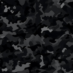 Black camouflage digital art seamless pattern, the design for apply a variety of graphic works