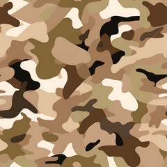 Fototapeta premium Camouflage digital art seamless pattern, the design for apply a variety of graphic works