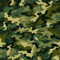 Fototapeta premium Camouflage digital art seamless pattern, the design for apply a variety of graphic works