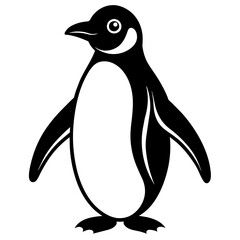 penguin on a white background