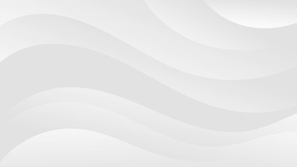 Immerse yourself in the beauty of abstract gradient wave background. Smooth white waves cascade in a mesmerizing display. Ideal for websites, social media, advertising, and presentations