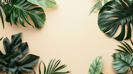 Serene botanical artworks on beige background posts