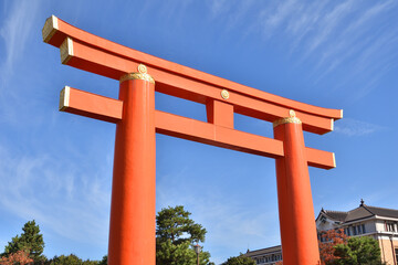 平安神宮の大鳥居