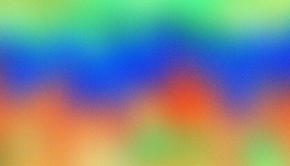 green blue orange abstract color gradient on black background, grainy texture website header design, blurred vibrant colors, copy space