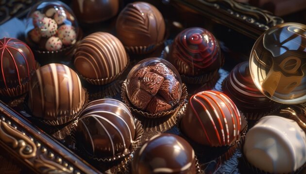 A detective mystery party where clues are hidden inside chocolate candies